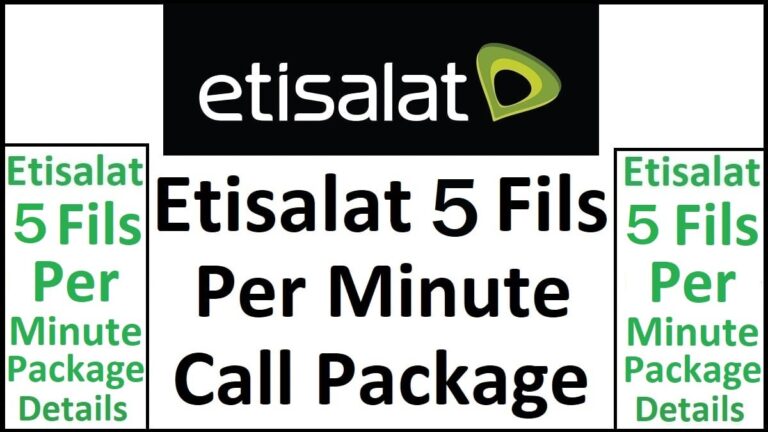 Etisalat International Call 5 Fils Per Minute