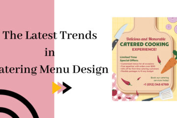 catering menu design templates